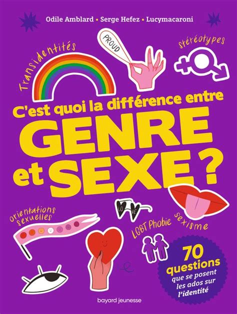 la reference du sexe|Sexe et genre .